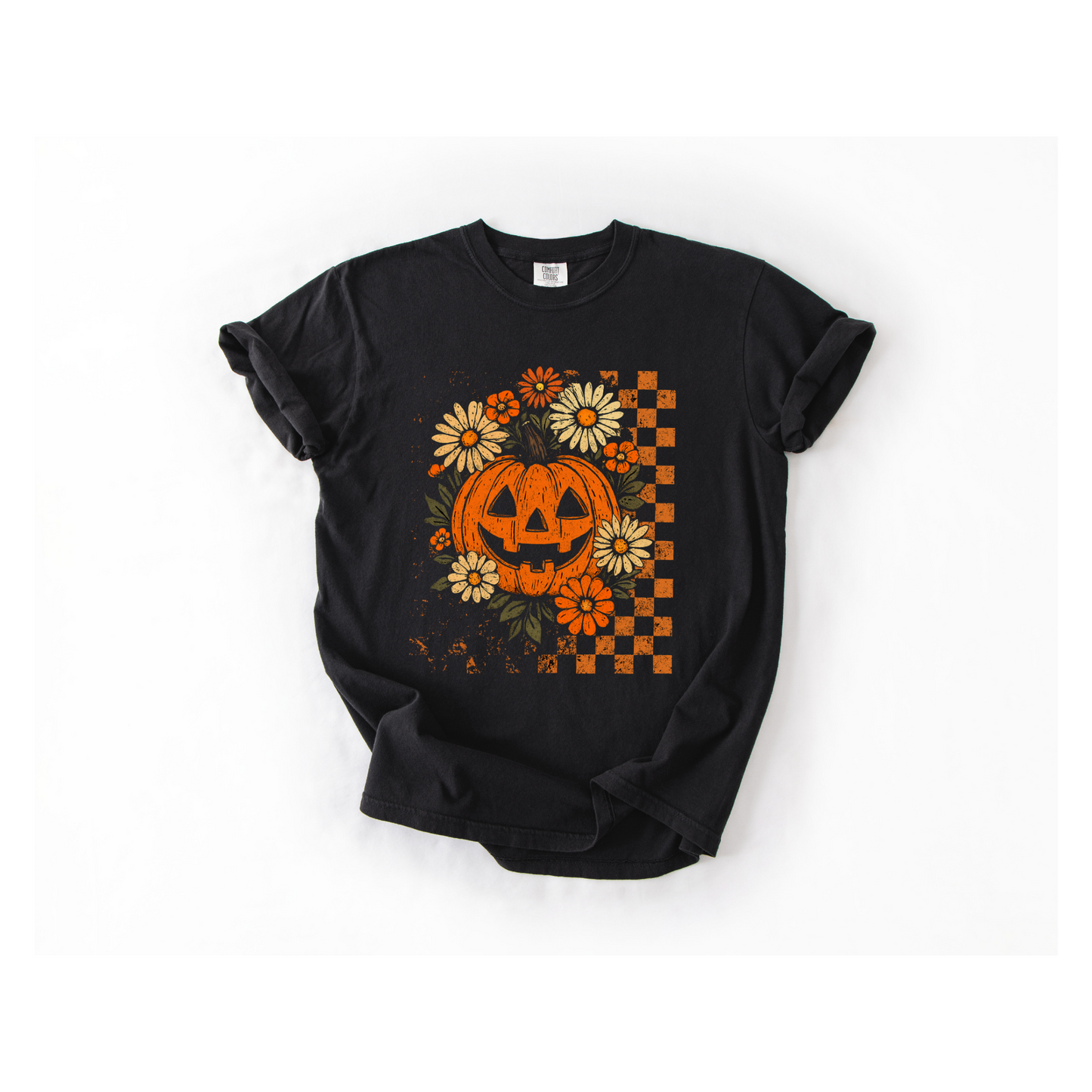 Flowery Jack-O-Lantern