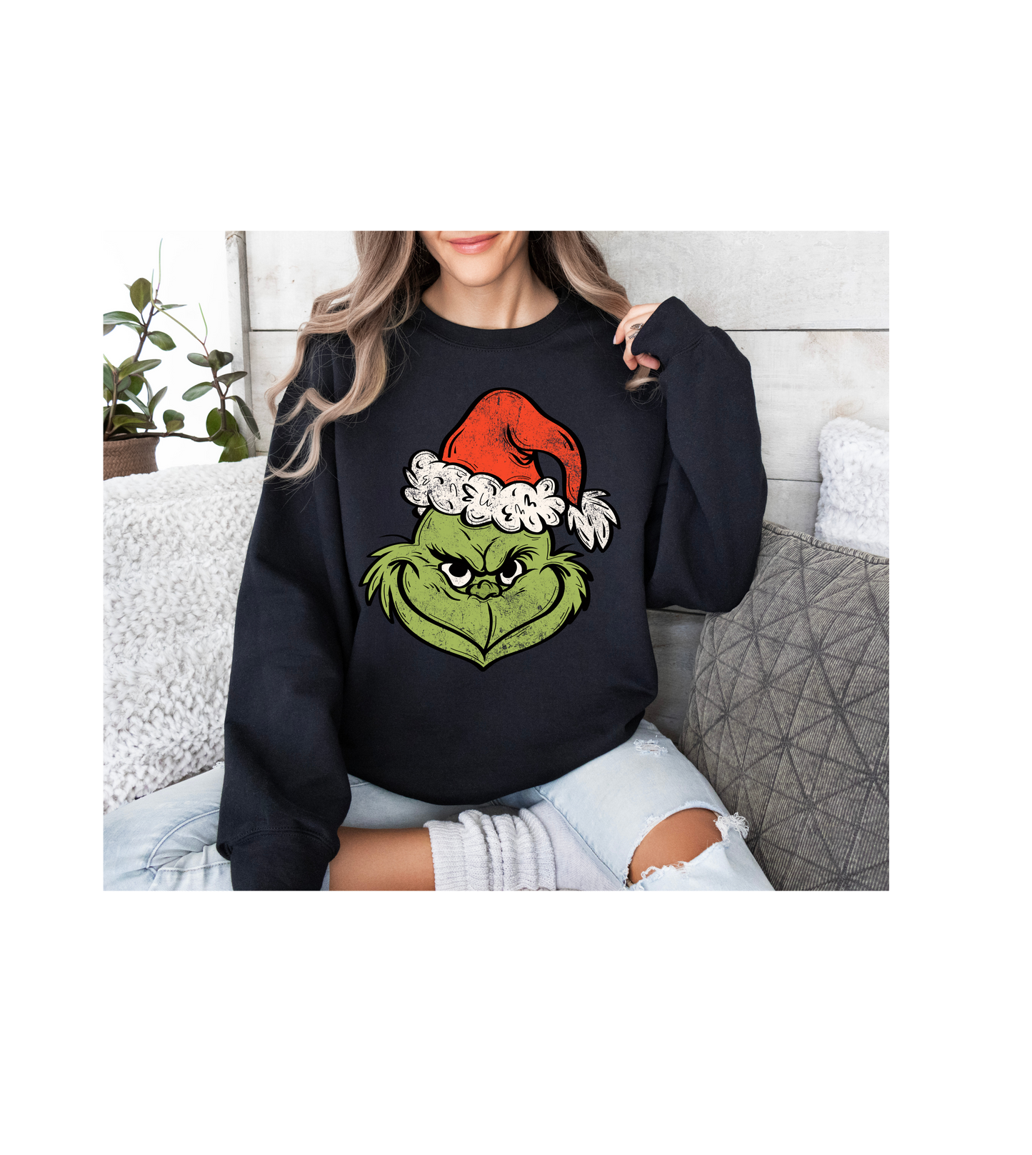 Distressed Grinch
