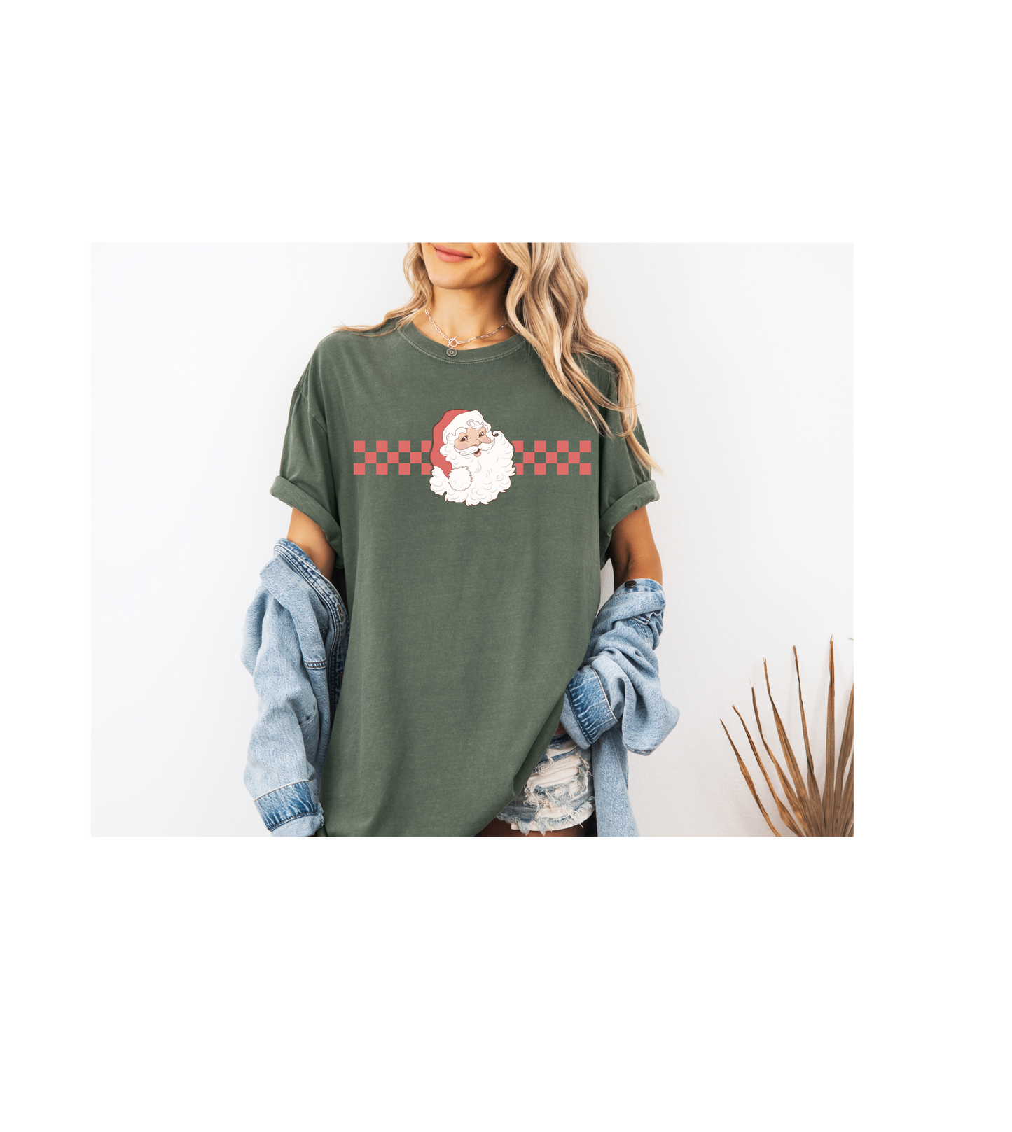 Checkered Santa