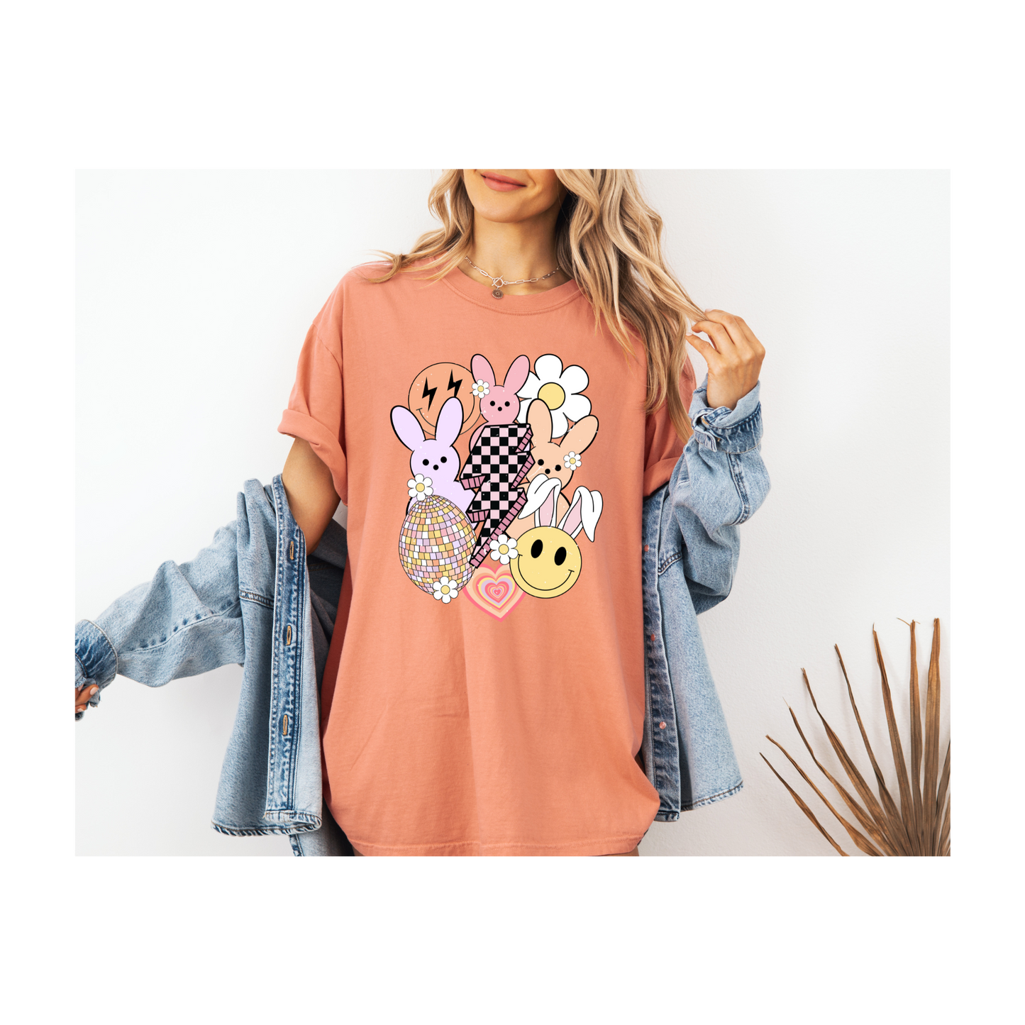 Checkered Lightening Bolt Easter