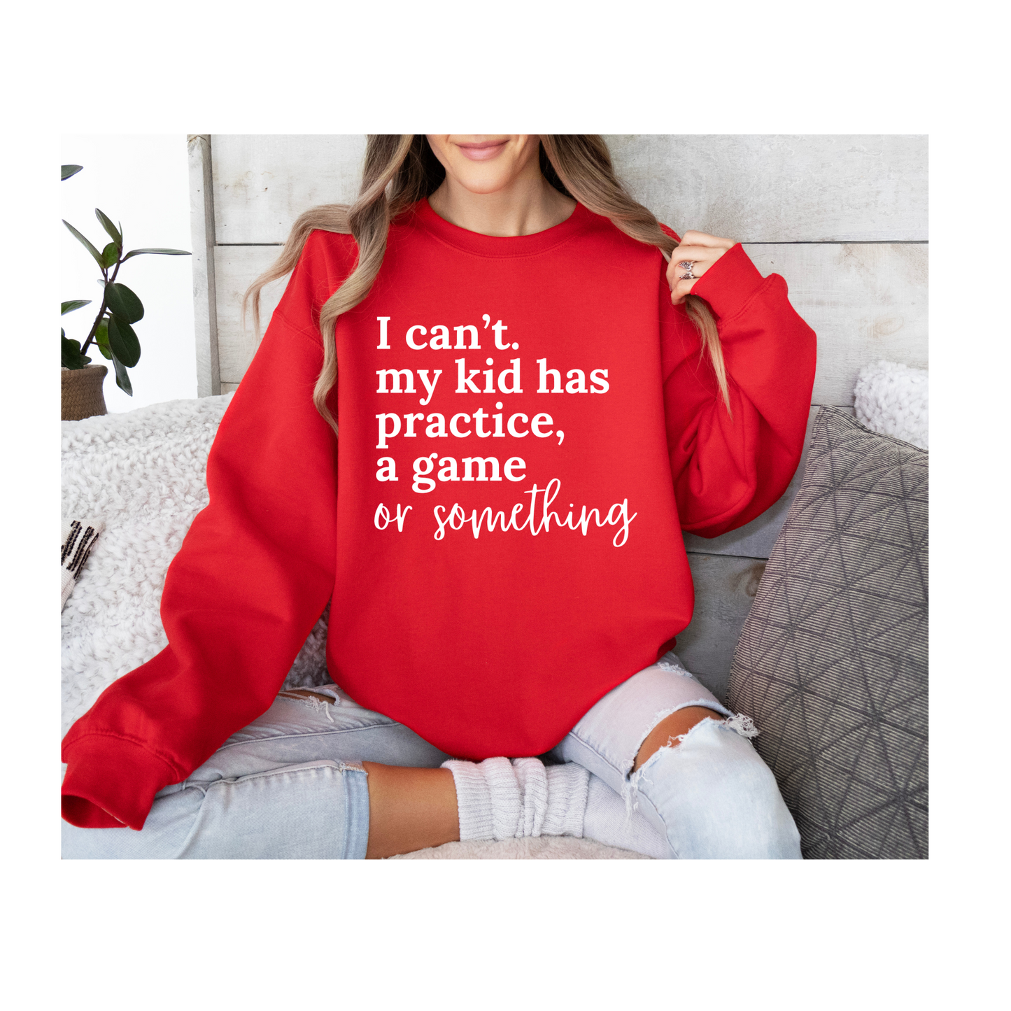 I Can't, My Kid/s Have Practice... (White Version)