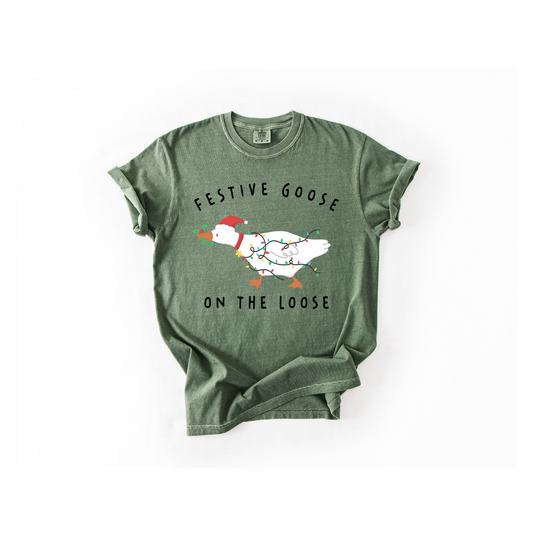 Festive Goose on the Loose