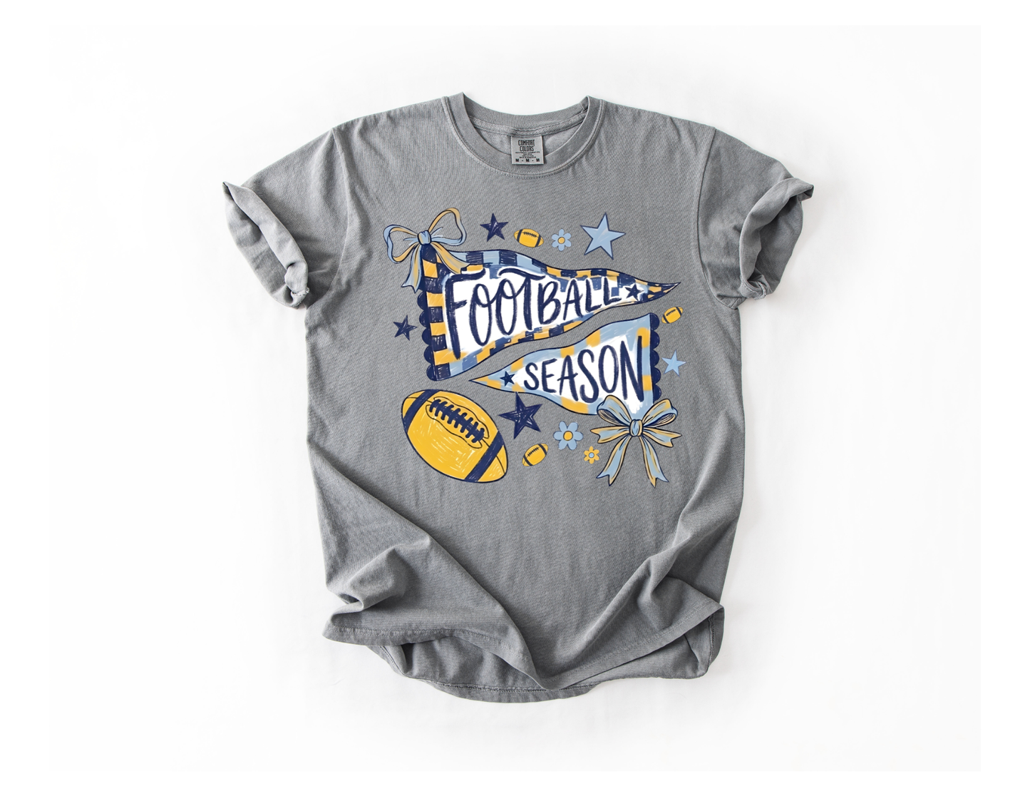 Football Season (Blue & Yellow)