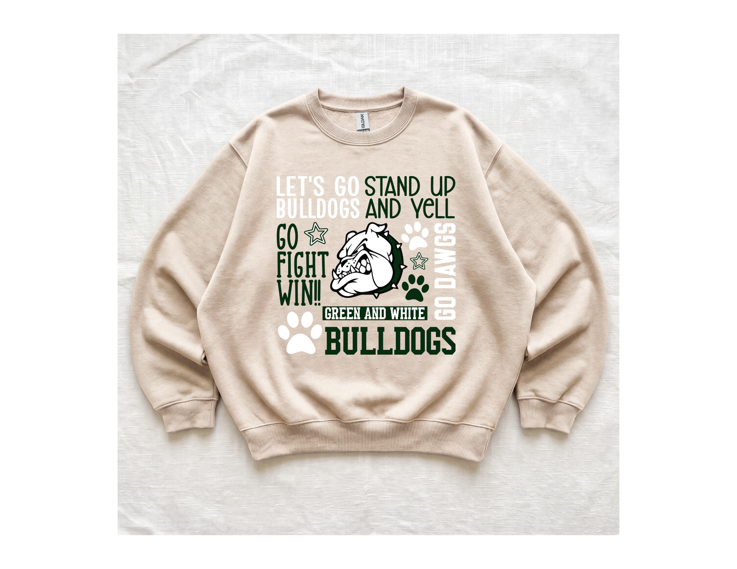 Let's Go Bulldogs (Green)