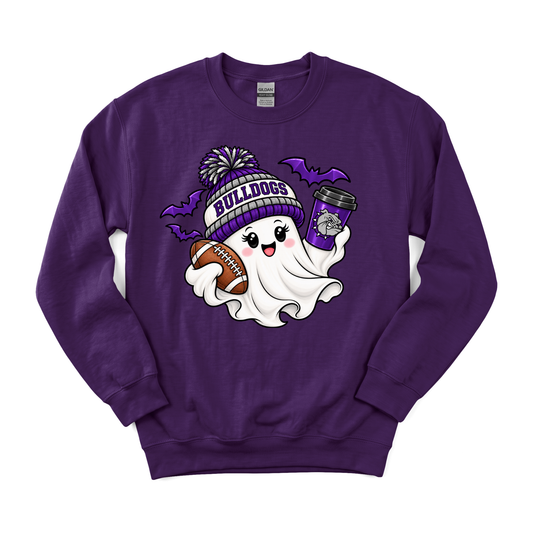 Brownsburg Bulldogs Ghost with Cup