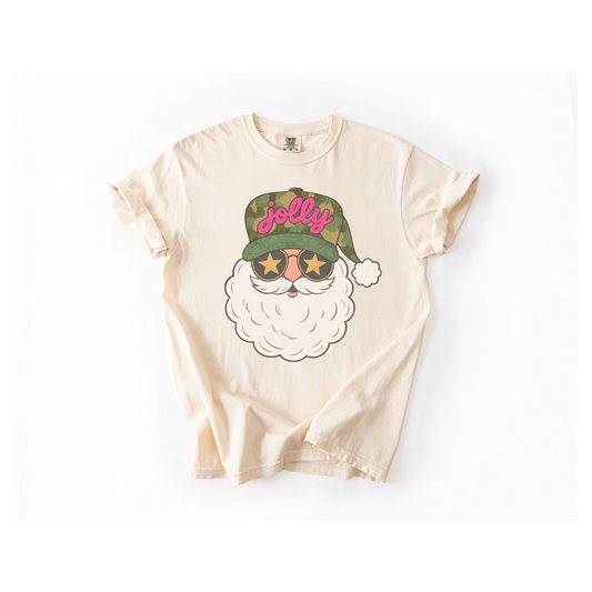Jolly Santa Camo Trucker
